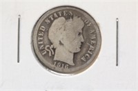 1916 Barber Silver Dime