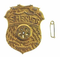 1946 Tom Mix Dobie County Sheriff Badge