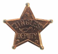 1950’s Wild Bill Hickok Jingles Deputy Badge