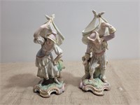 12" tall Porcelain Figurines
