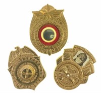 (3) Vintage Captain Midnight Decoder Badges