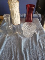 3 Vases and a Ice Bucket