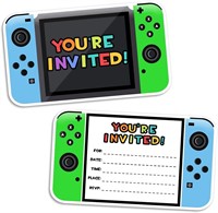 $10  Video Game Birthday Party Invitations (30 Pac