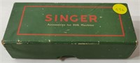 Singer Sewing Machine Box & Parts