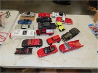 Lot of Plastic & Die Cast Cars