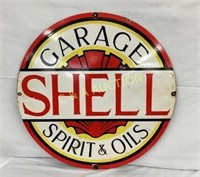 30IN PORC. SHELL SIGN