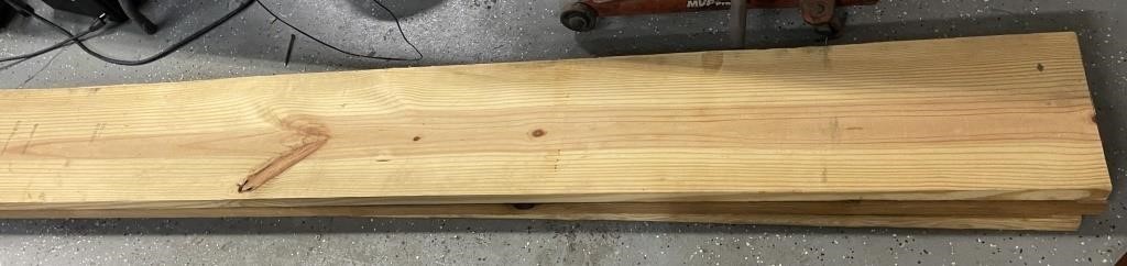 Lot of 3 Pieces New Lumber 2X12X8