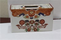 A Signed Chinese Ceramic Box