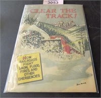 Vintage Railroad Clear The Track booklet
