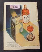 Vintage advertising Kentucky Whiskey and