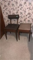 Vintage Chair, Sewing Bench Seat