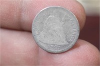 An 1891 Seated Dime