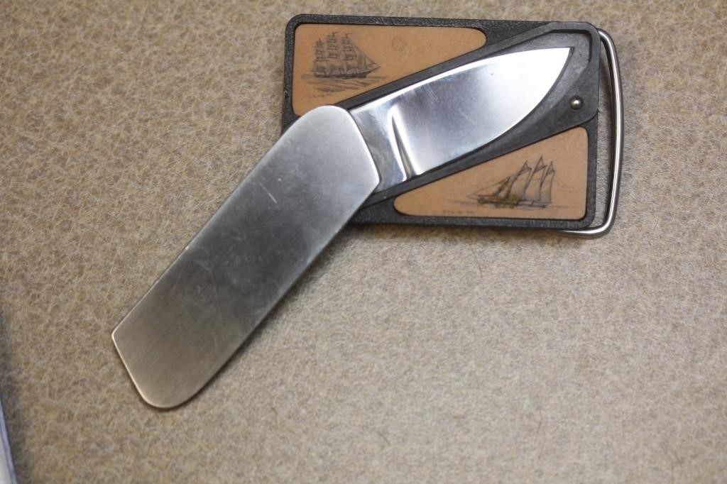 Rare Gerber Belt Buckle Knife