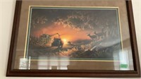 Terry Redlin Sunset Harvest 23x33