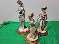 (3) Collectable Figurines