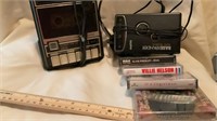 GE Tape Player/Recorder, Tapes, Sanyo Walkman