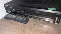 Philips DVD/VHS player with remote