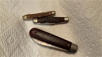 Pocket Knives (3),one is Case
