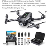 GPS Drone with 4K UHD Camera for Adults