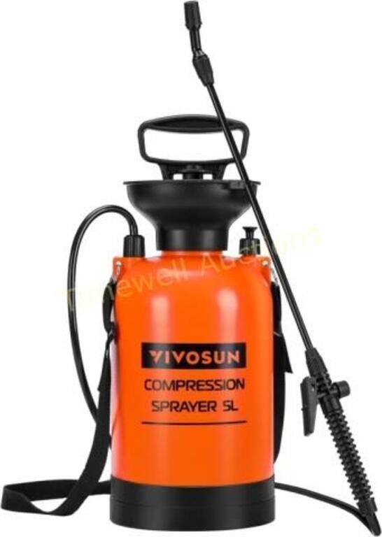 VIVOSUN 1.35-Gallon Lawn & Garden Pump Sprayer