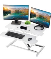 $243 37” Standing Desk Converter Computer Table