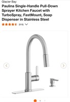 Single-Handle Pull-Down Sprayer Kitchen Faucet
