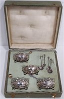 Antique Real Silver Dishes & Spoons
