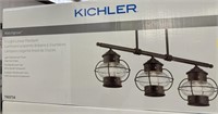 KICHLER "WATCHGROVE" 3 LIGHT LINEAR PENDANT