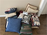 Pillows, blankets