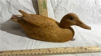 Charles Pollitt Carved Duck, 1983