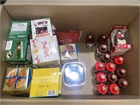 BOX OF ASSORTED FOOD/SNACKS, SEE PICTURES FOR