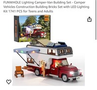 FUNWHOLE Lighting Camper-Van Building Set