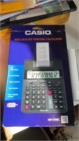 Desktop Printing Calculator and Paper