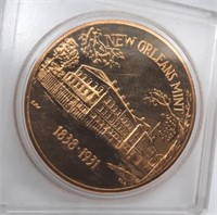 New Orleans Mint US Treasury Bronze Medal
