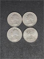 3- 1976 Bicentennial Quarters & Massachusetts