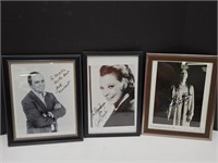 Framed Autographed Pictures Bob Newhart Meg Tilly