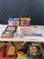 Assorted games and toys, unk if complete