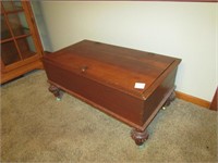 MID CENTURY BLANKET CHEST W/ FEET