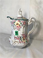 Hand Painted Decorative Teapot (9.5"H)