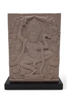 Hindu Deity Apsara Relief Tablet