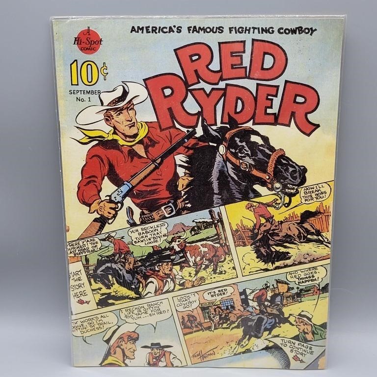 RED RYDER NO.1 COMIC BOOK 1ST EDITION REPRINT