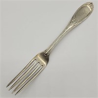 MITCHELL & TYLER 1845-66 COIN SILVER FORK