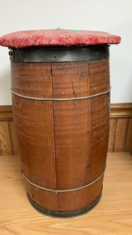 Nail Keg with Padded Lid,19 inches