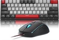 $40  Gaming Keyboard & Mouse Combo  Black/Grey Set