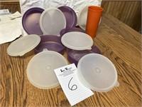 Tupperware Purple Wonder Bowls