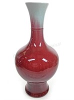 Chinese Jingdezhen Oxblood Porcelain Vase