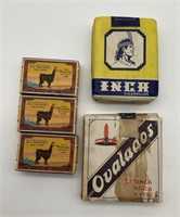 2 Packs Of Vintage Unopened Cigarettes & Matches