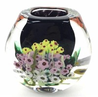 Shawn Messenger Signed Art Glass Vase