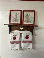 Heart Shelf, Apple Towels & 8x10's