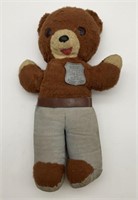 12" Ideal Vintage Smokey The Bear Stuffed Bear.